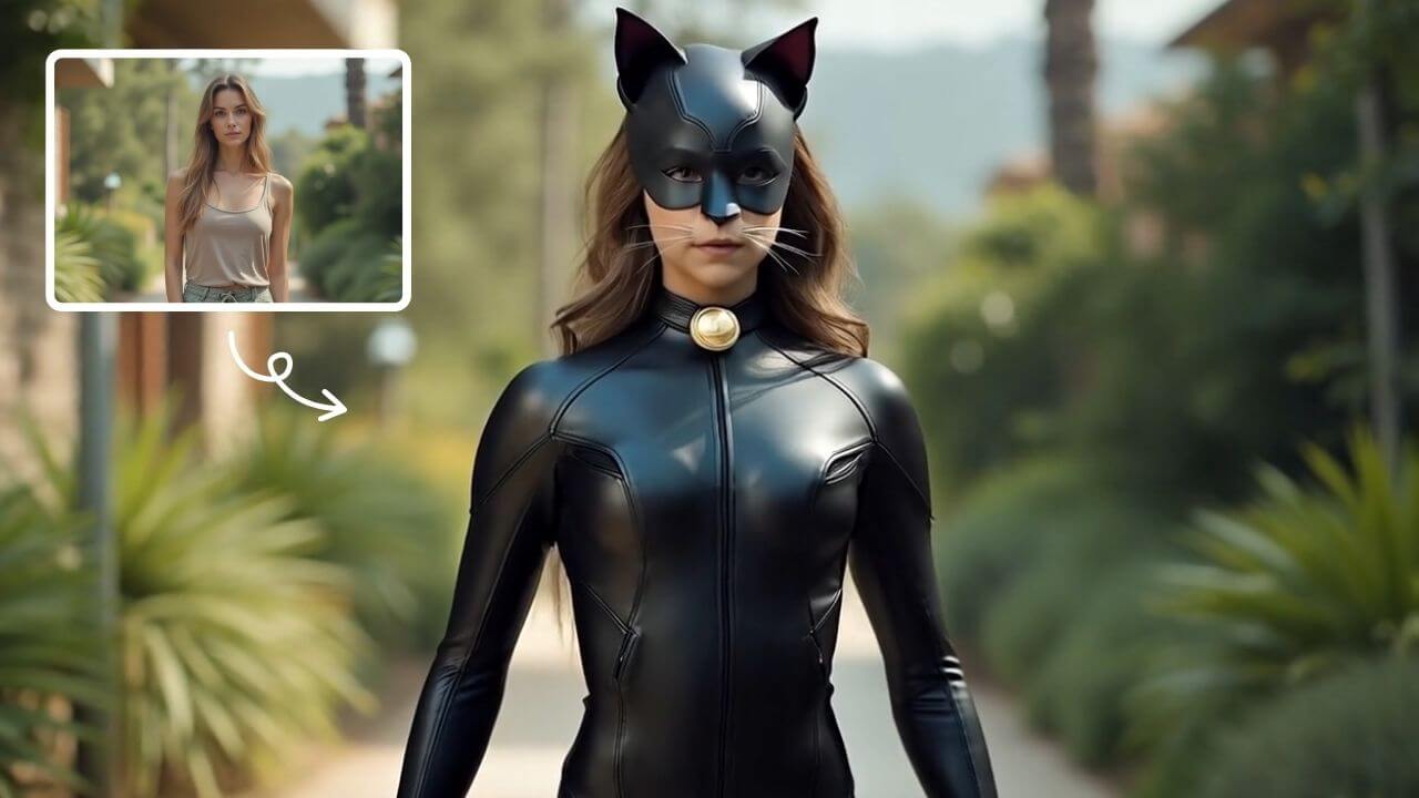 AI Catwoman Transformation AI Video Tool