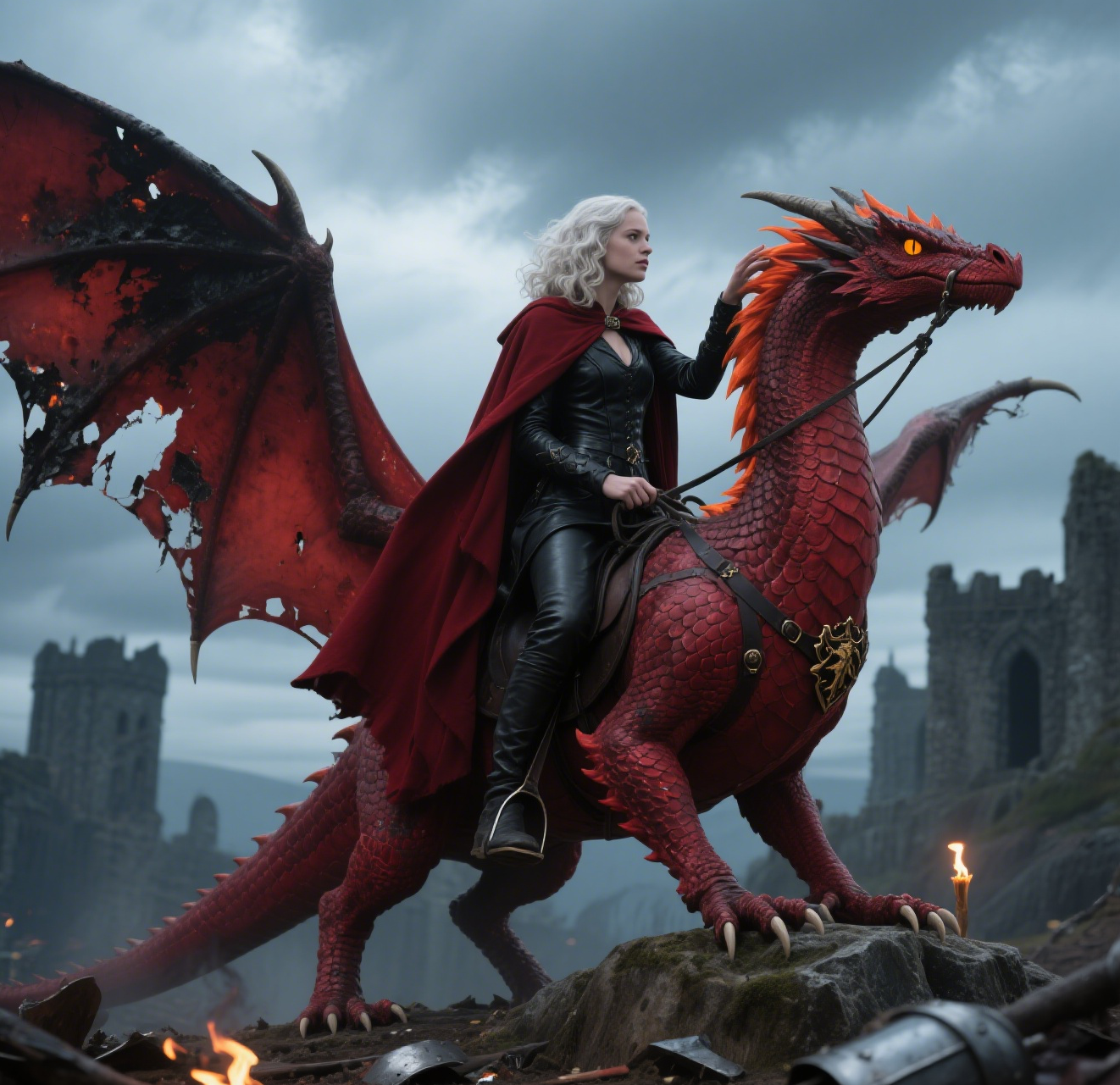 AI Dragon Riding Video Generation AI Video Tool